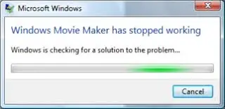 windows movie maker has stopped working