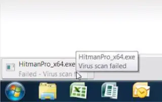 virus scan failed