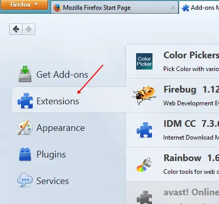 firefox extensions