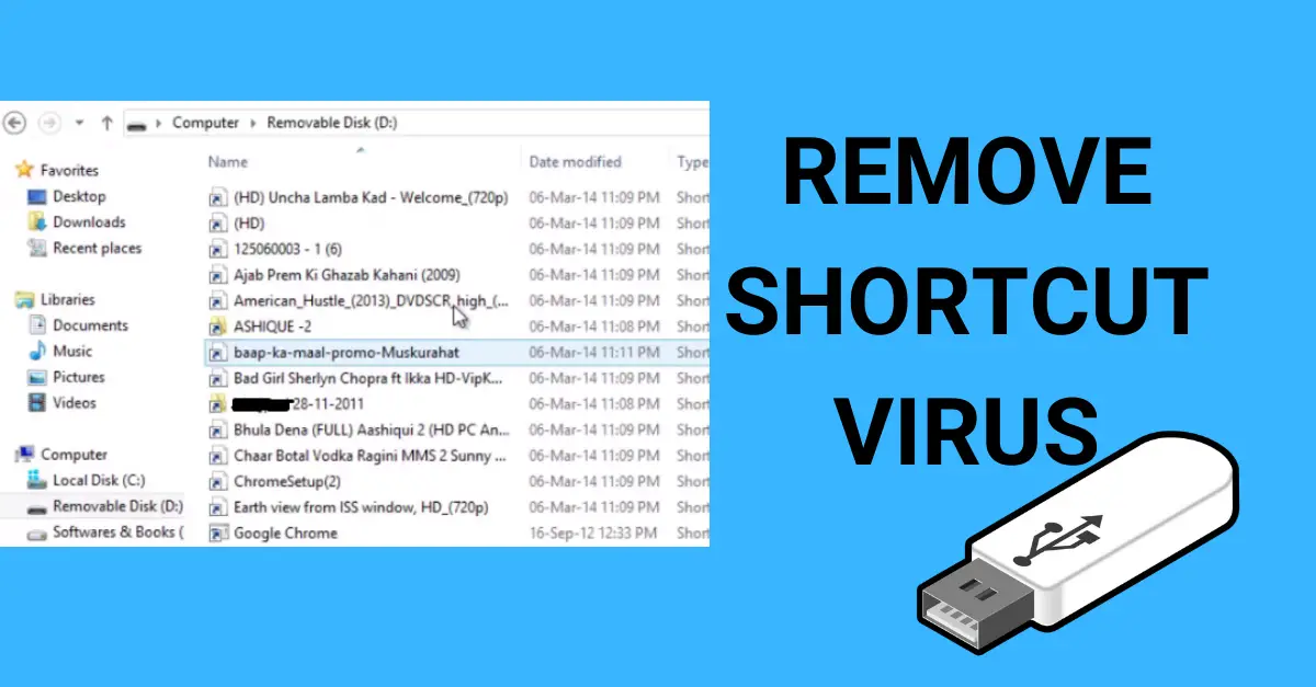 how to remove the virus in pendrive