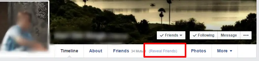 see hidden friend list facebook