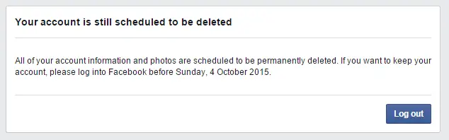 delete facebook in 2015