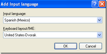 add input language