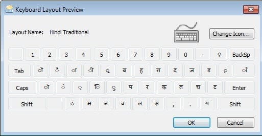 Change Keyboard Language hindi