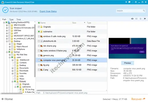 easeus data recovery software