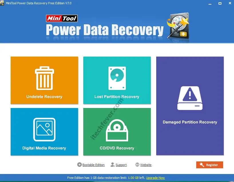 minitool power data recovery software