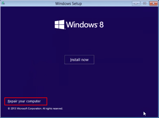 repair windows 8