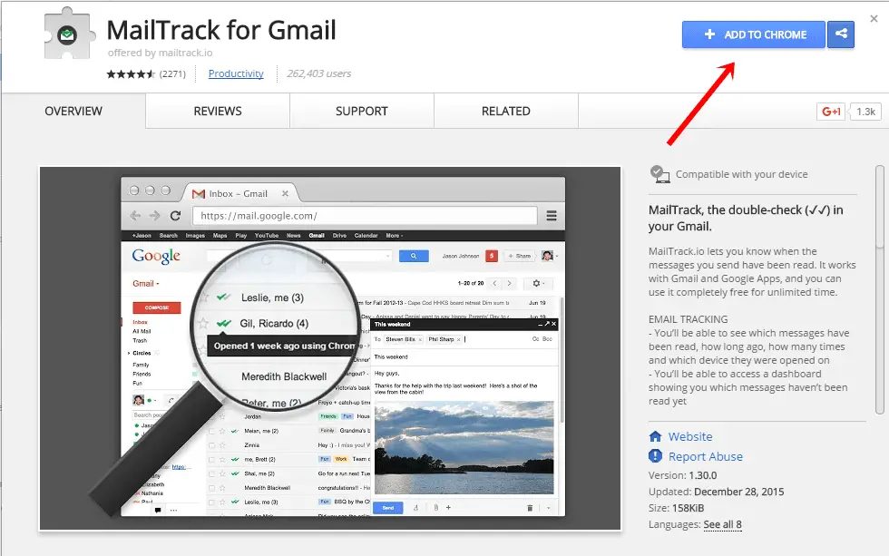 track sent mails