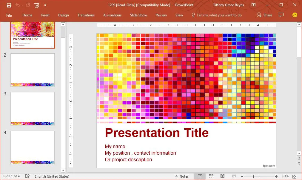 colorful-pixels-powerpoint-template