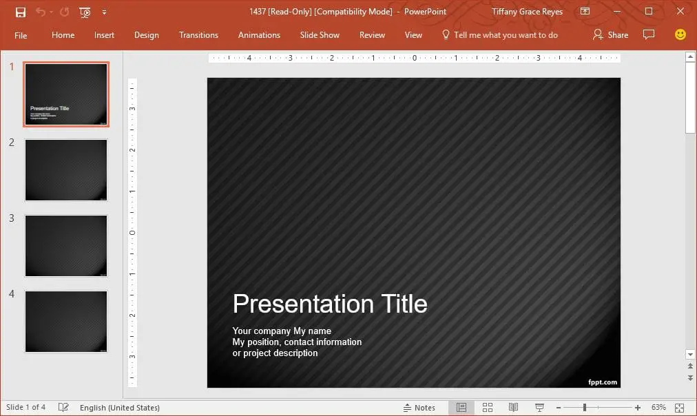 pinstripe-pattern-powerpoint-template