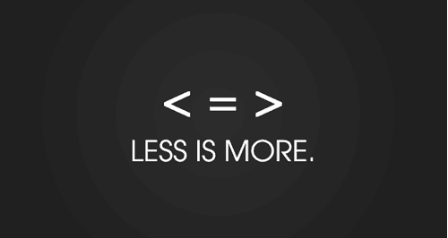 less-is-more