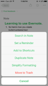 evernote app