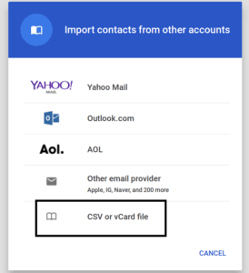 transfer iPhone contacts