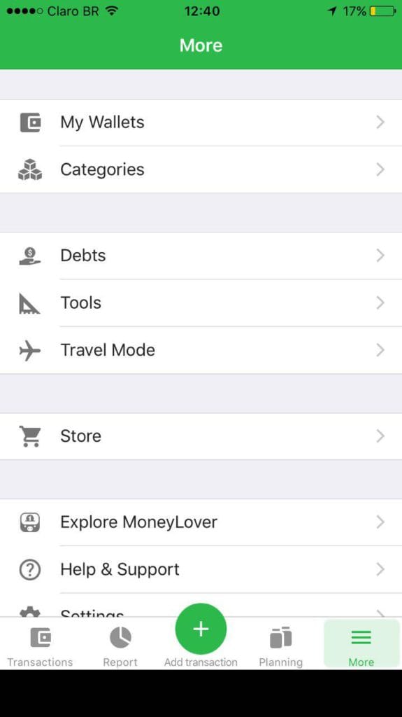 money lover app