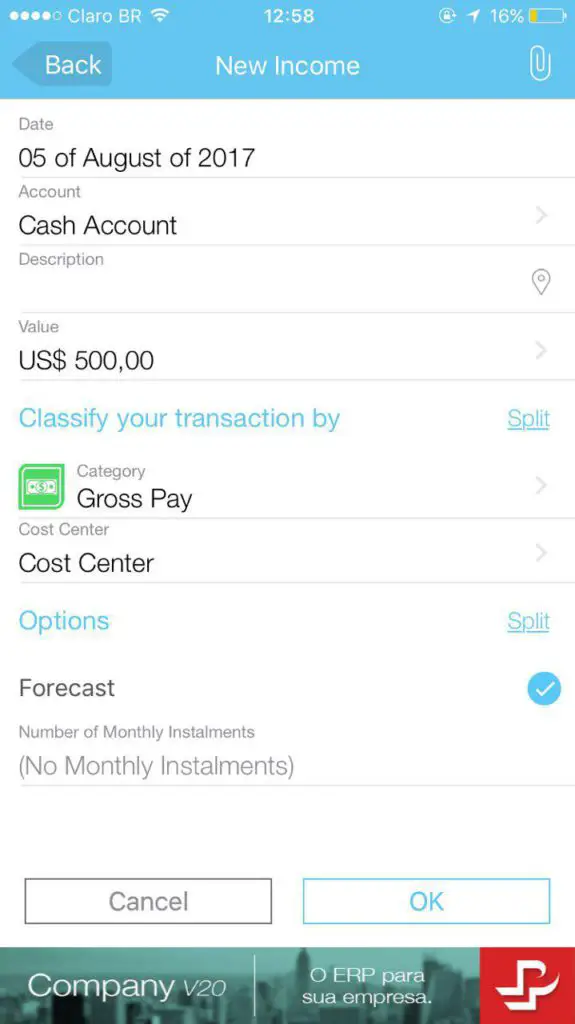 money management app
