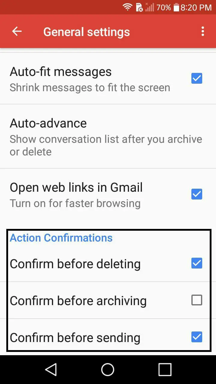 how to undo send gmail iphone