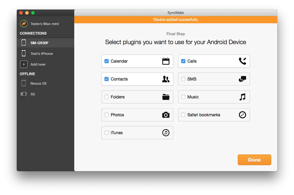 syncmate, syncmate for android, Android file transfer alternative for Mac