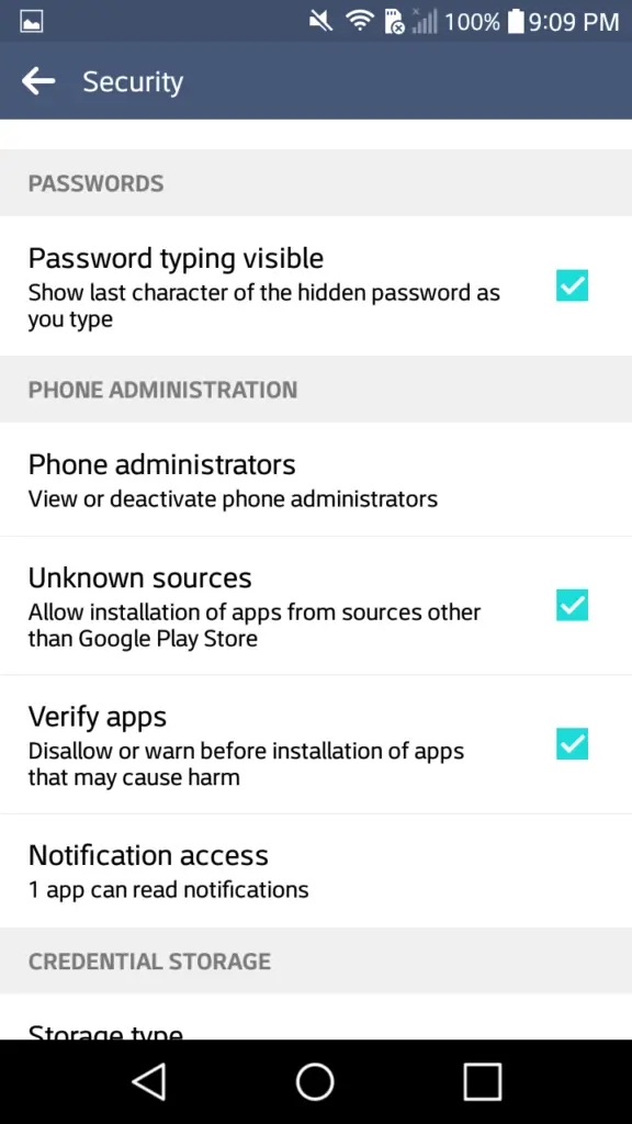 android security tips password hidden