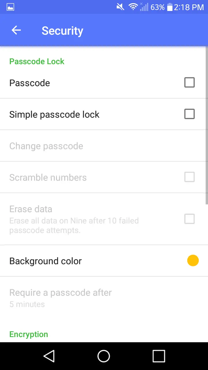 Nine-security-passcode lock