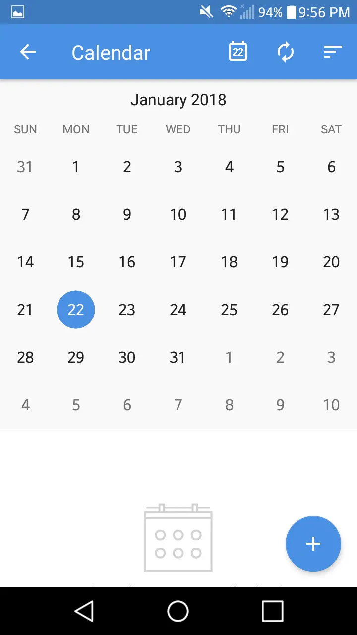 best email app for android which has a calendar