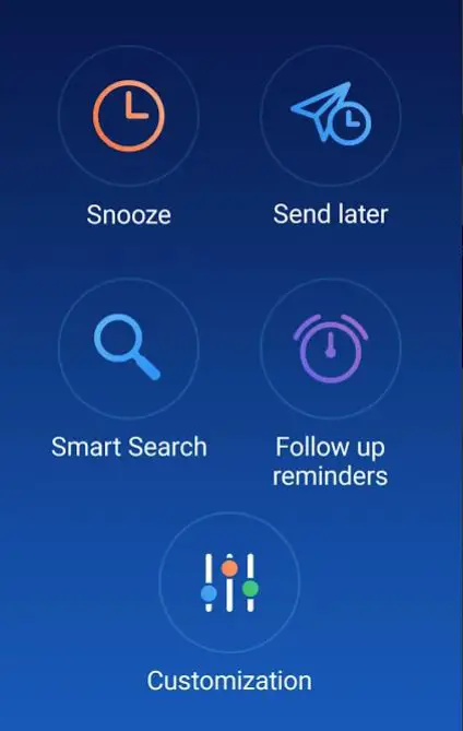 spark mail snooze and send later