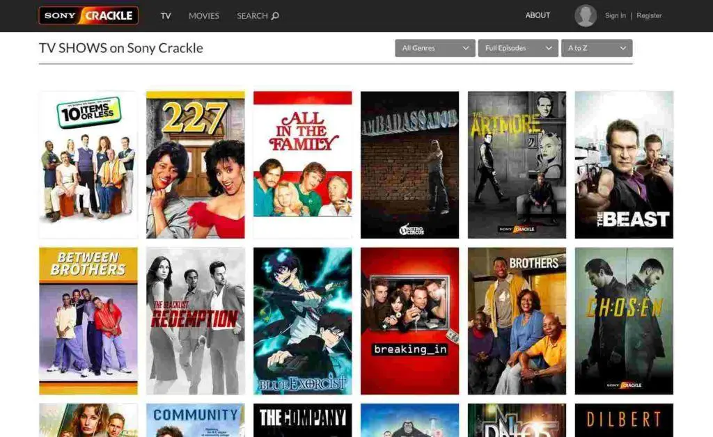 watch movies online sony crackle