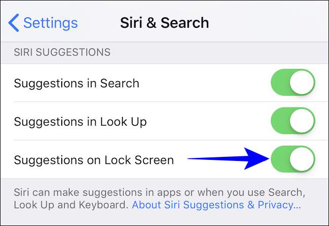 disable siri on lockscreen