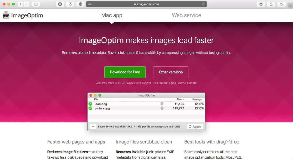 imageoptim for seo