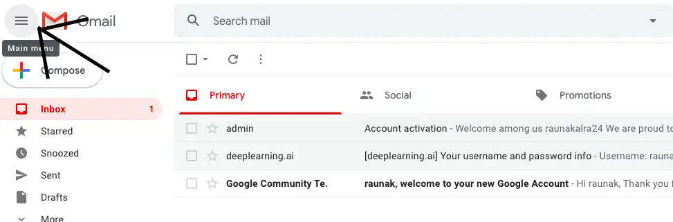 gmail all mail