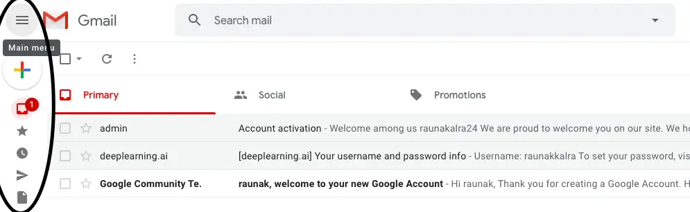 find archived emails in gmail