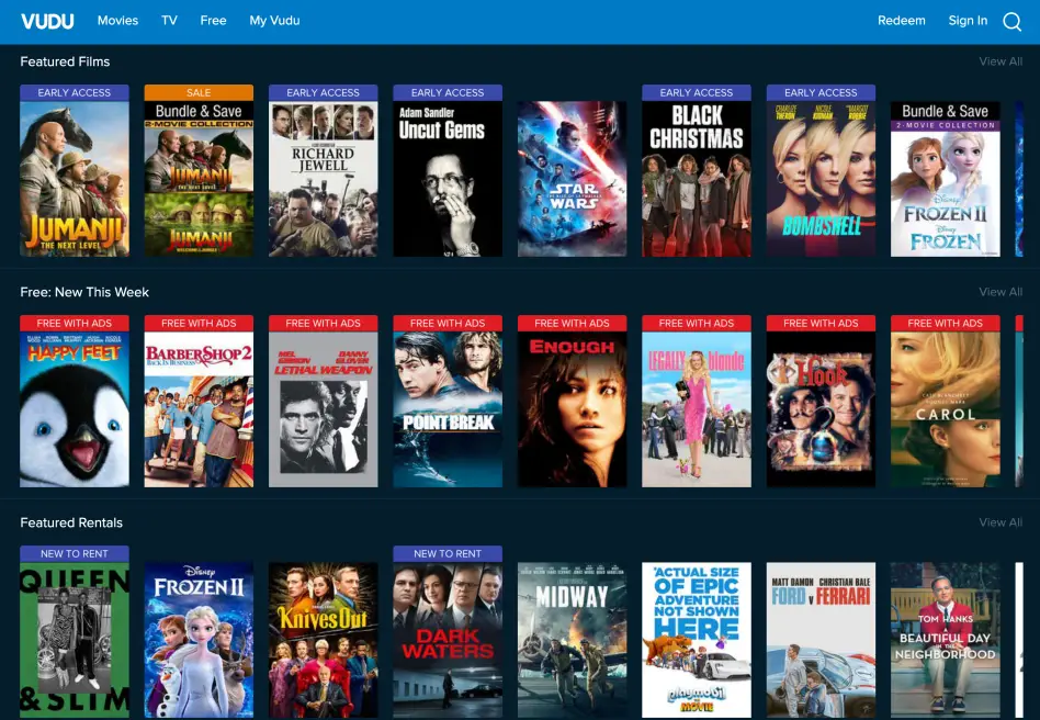 Fandango for free movies