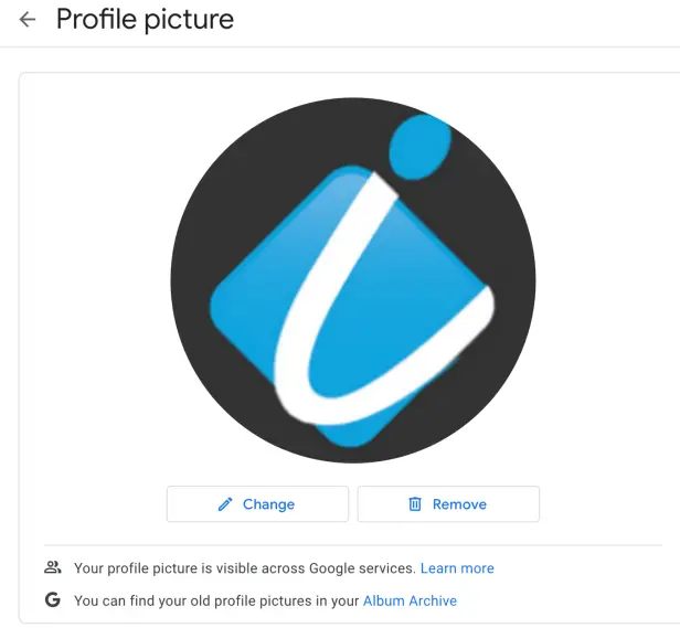 google profile picture