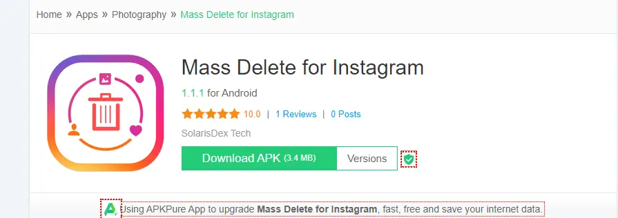 delete multiple photos on instagram