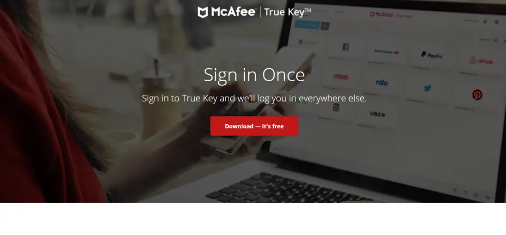 true key by mcafee