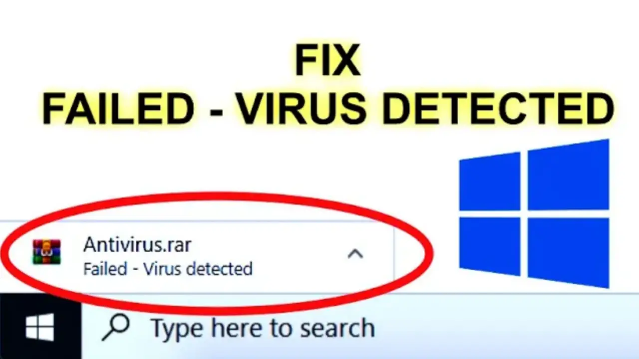 virus failing fixer