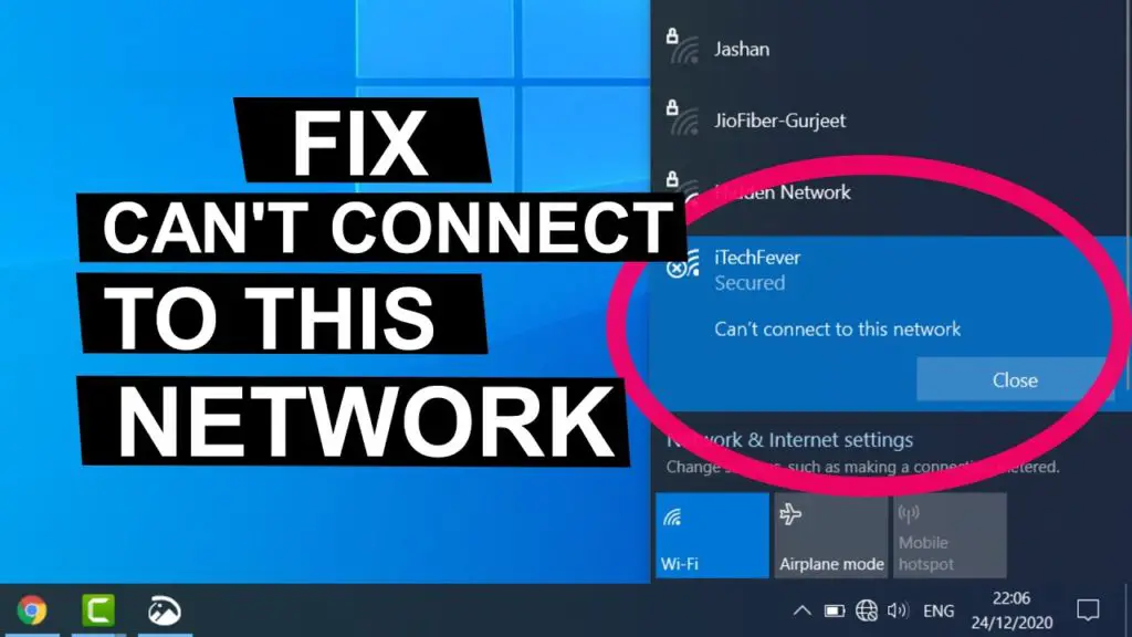 can't connect wifi