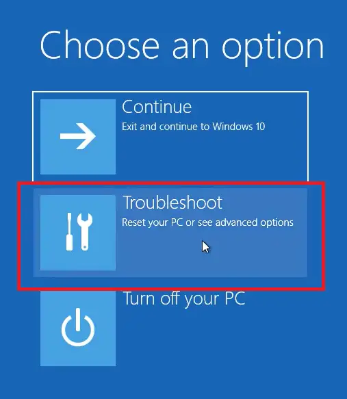 troubleshoot windows 10