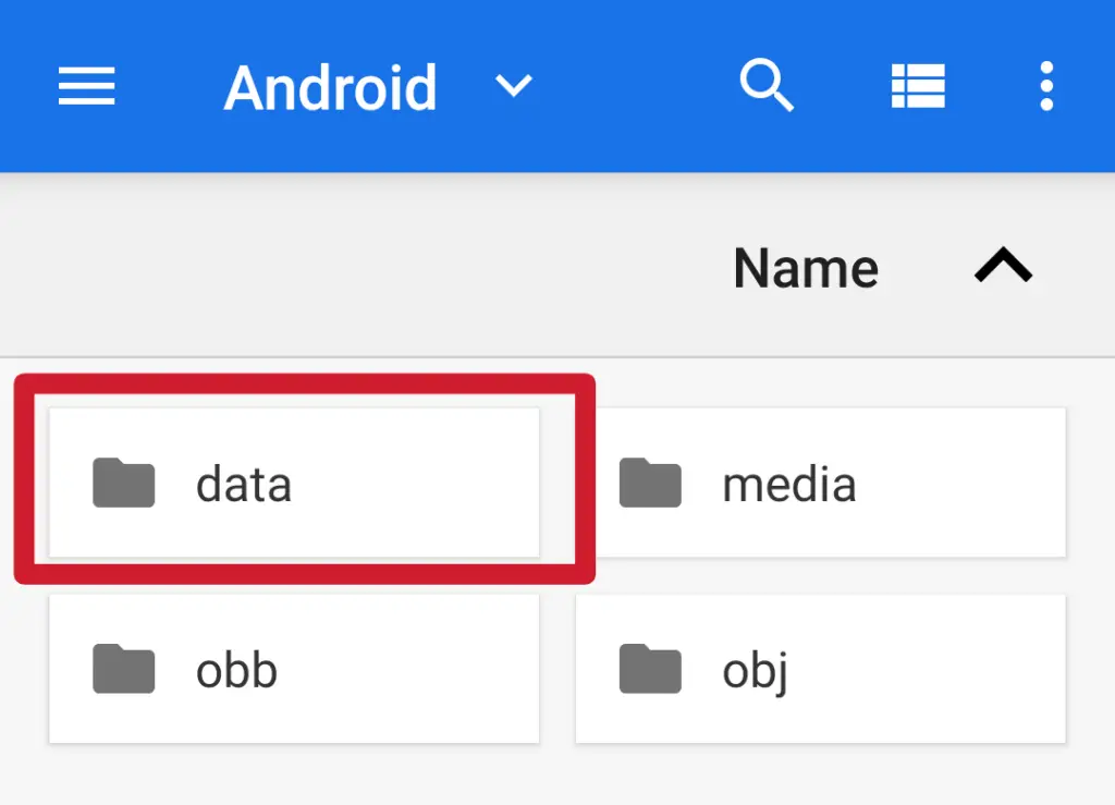 android data folder