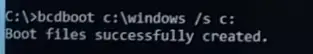 bcdboot gpt disk