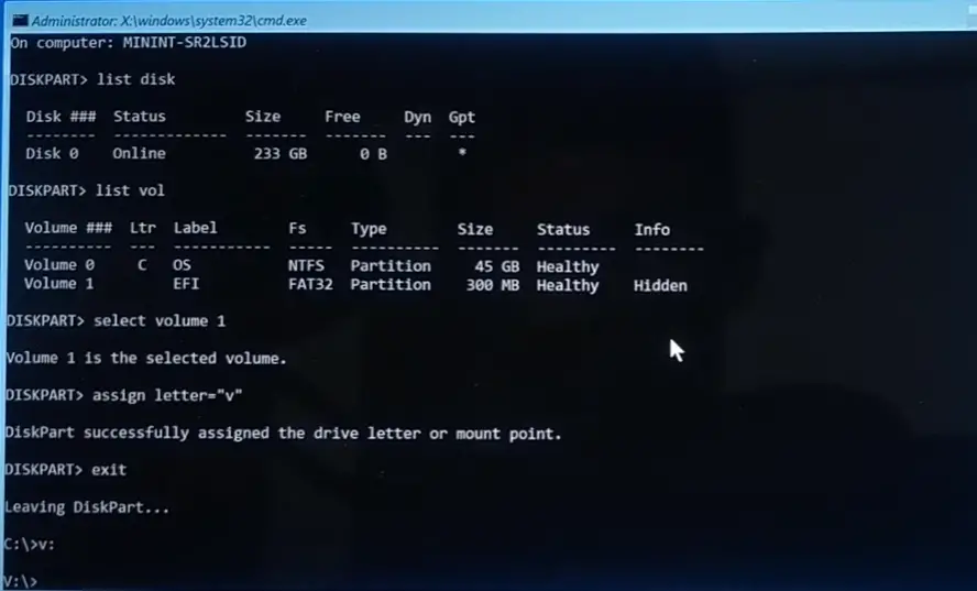 rebuild boot files windows 10