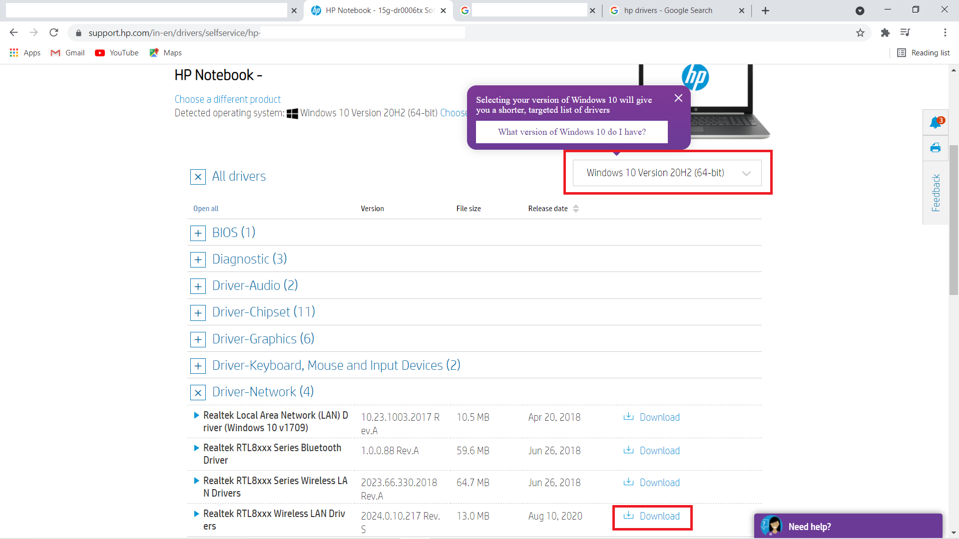 download wifi adapter driver