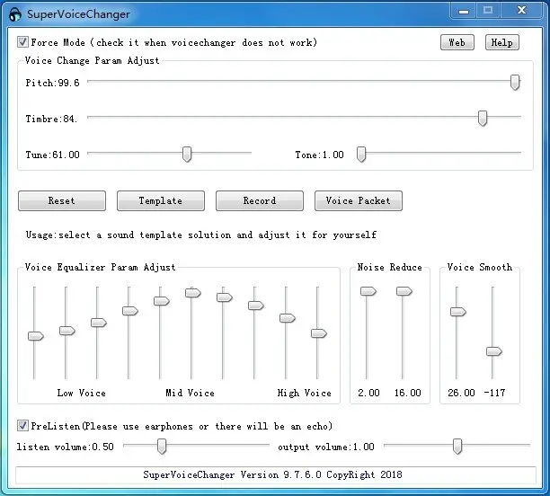 adjust equalizer