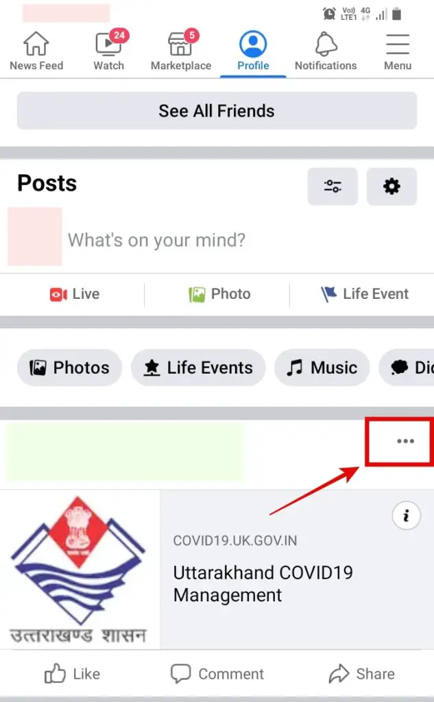 Facebook Profile 