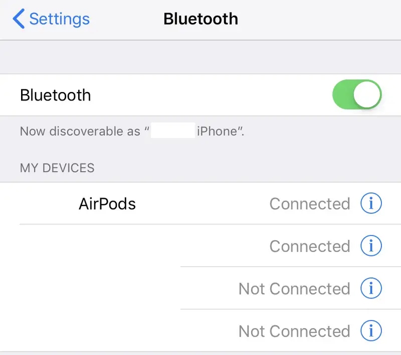 connect airpods to iphone