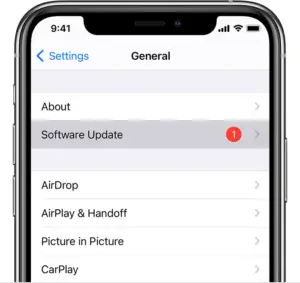 General Settings in iPhone