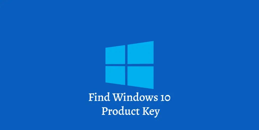 Cover for- Find Windows 10 Product Key