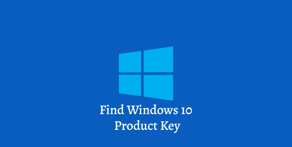 Cover for- Find Windows 10 Product Key