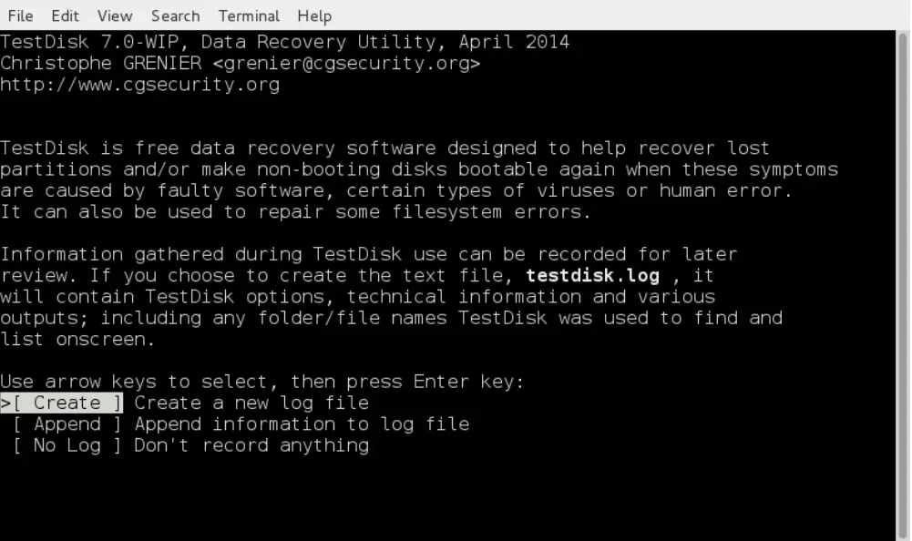 test disk data recovery