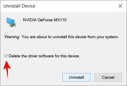 Uninstalling a Driver