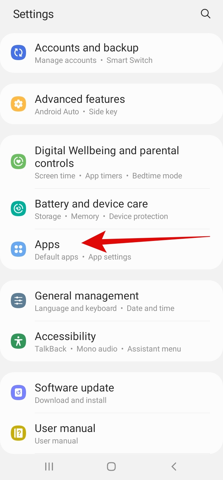 Disabling Apps